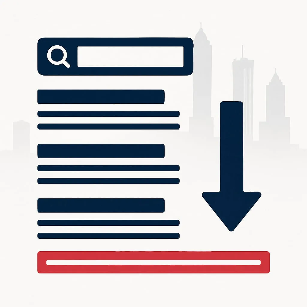 Push Down Negative Content from Search engine